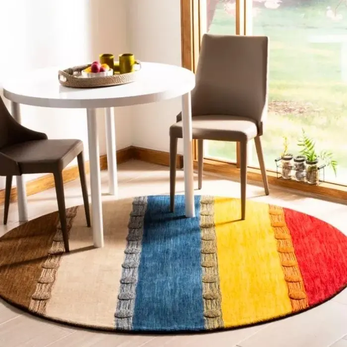 Himalaya Loomed Round Rug