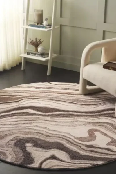 Metro Hand Tufted Round Rug