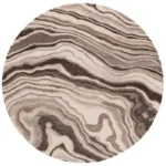 Metro Hand Tufted Round Rug img 2