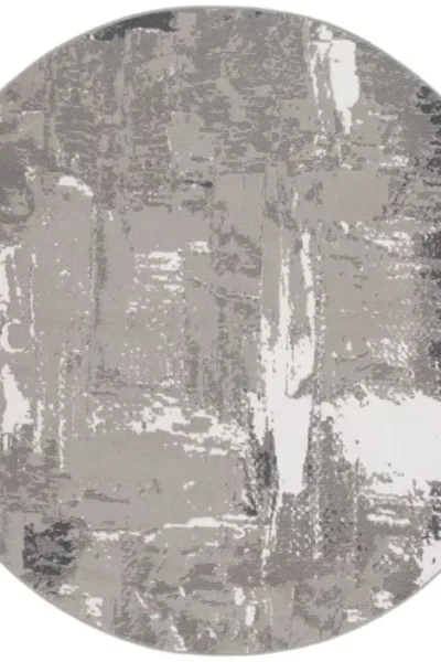 Pyramid Loomed Round Rug img 2