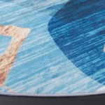 Santa Monica Loomed Round Rug img 1