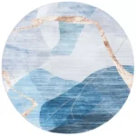 Santa Monica Loomed Round Rug img 2
