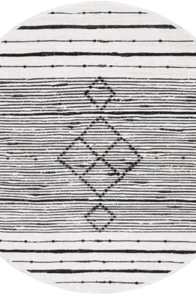 Striped Kilim Round Rug img 1