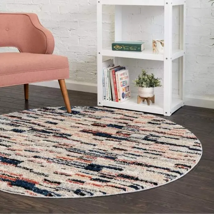Tucson Collection Round Rug