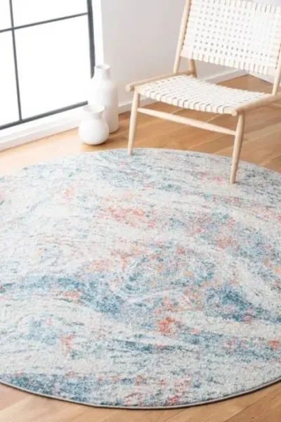 Tulum Loomed Round Rug