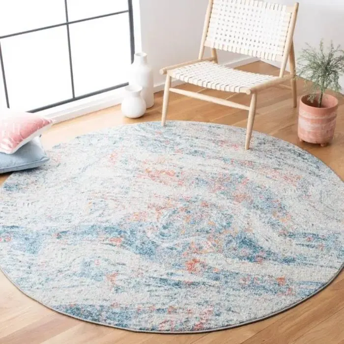 Tulum Loomed Round Rug