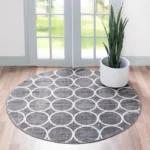 Unique Matrix Trellis Rug