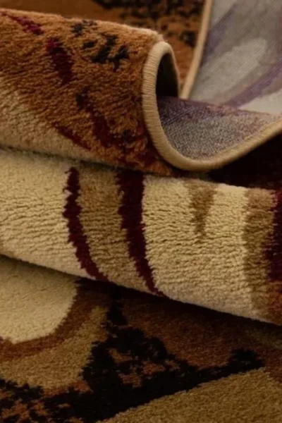 Unique Rosetta Round Rug img 1