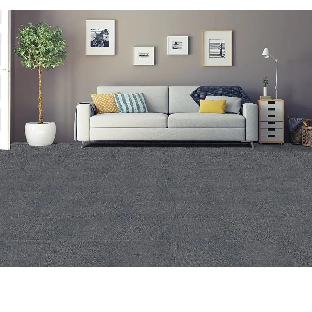 Soft grey carpet flooring in Dubai