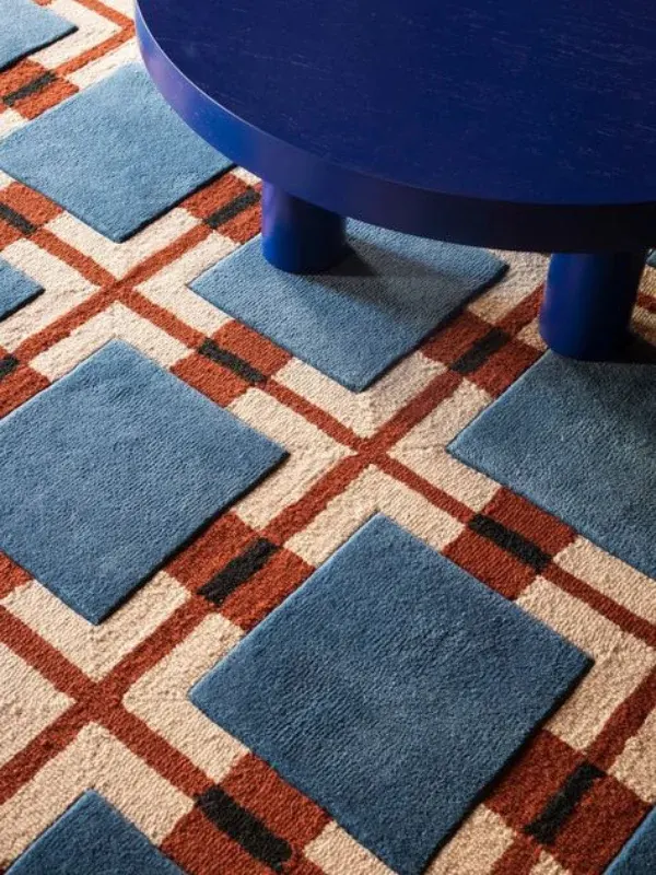 Elegant gray custom made rugs Dubai