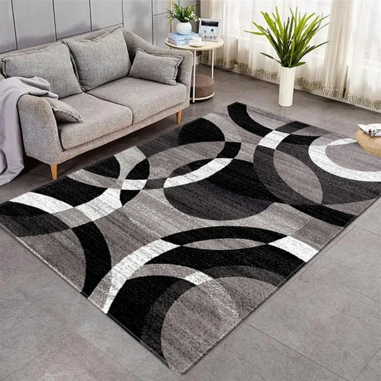 Modern living room carpet in Dubai home