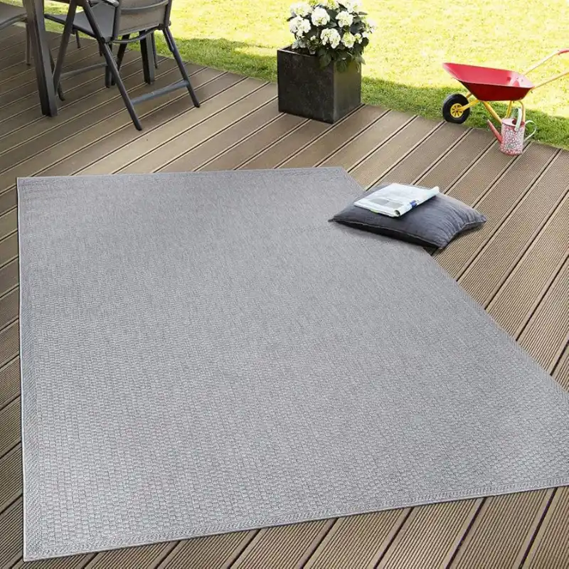 Grey Outdoor Rugs Dubai on patio