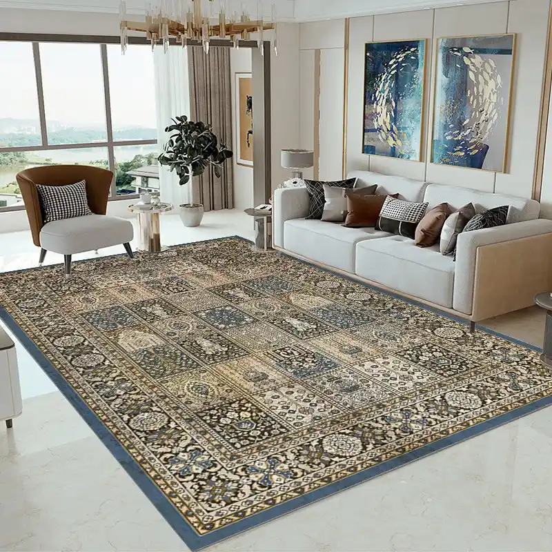 Luxury Turkish carpet Dubai blue