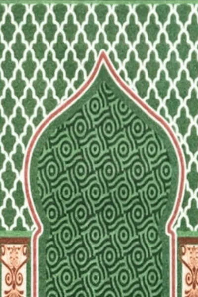 Durable Green Hira Mosque Carpet
